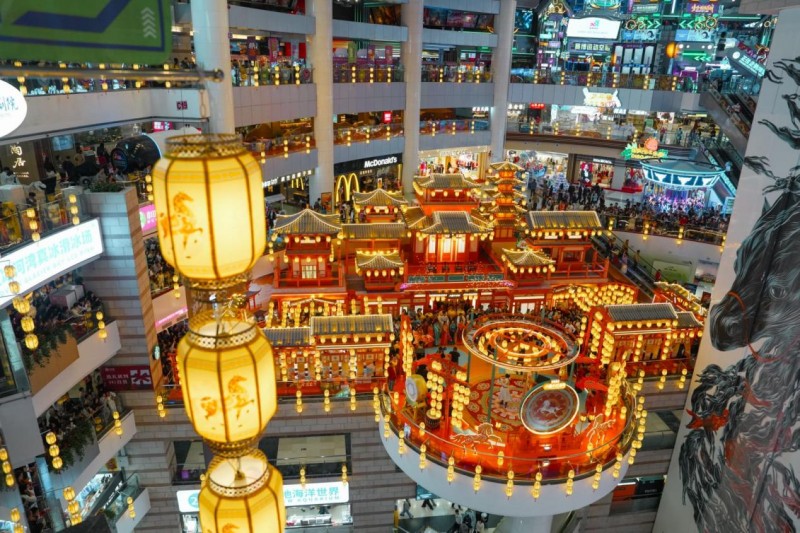 盛唐风华遇岭南年味 正佳大唐千灯会成广州新春热门打卡地